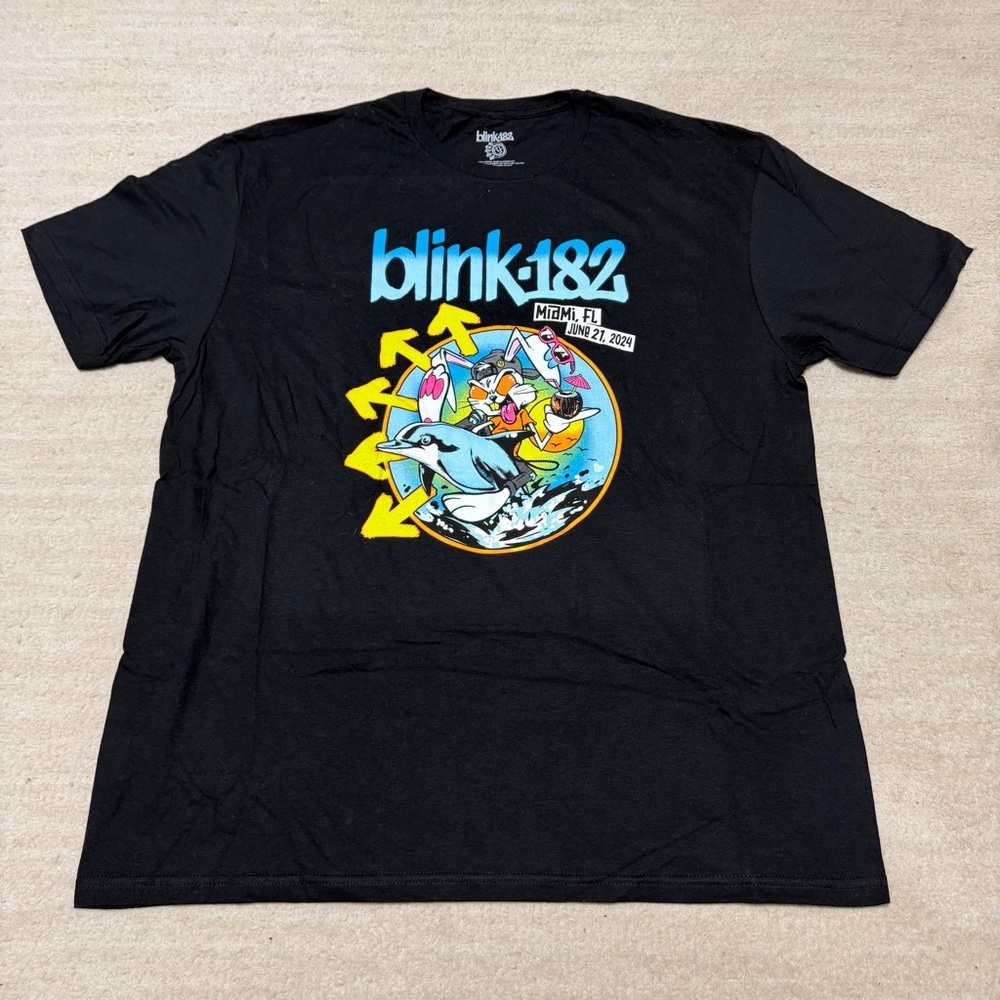 Blink 182 Miami One More Time 2024 Tour Official T-Shirt XL New Exclusive